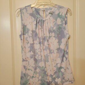 Ladies Calvin Klein Medium Muted Colors Suit Top. Worn Once. Excellent condition